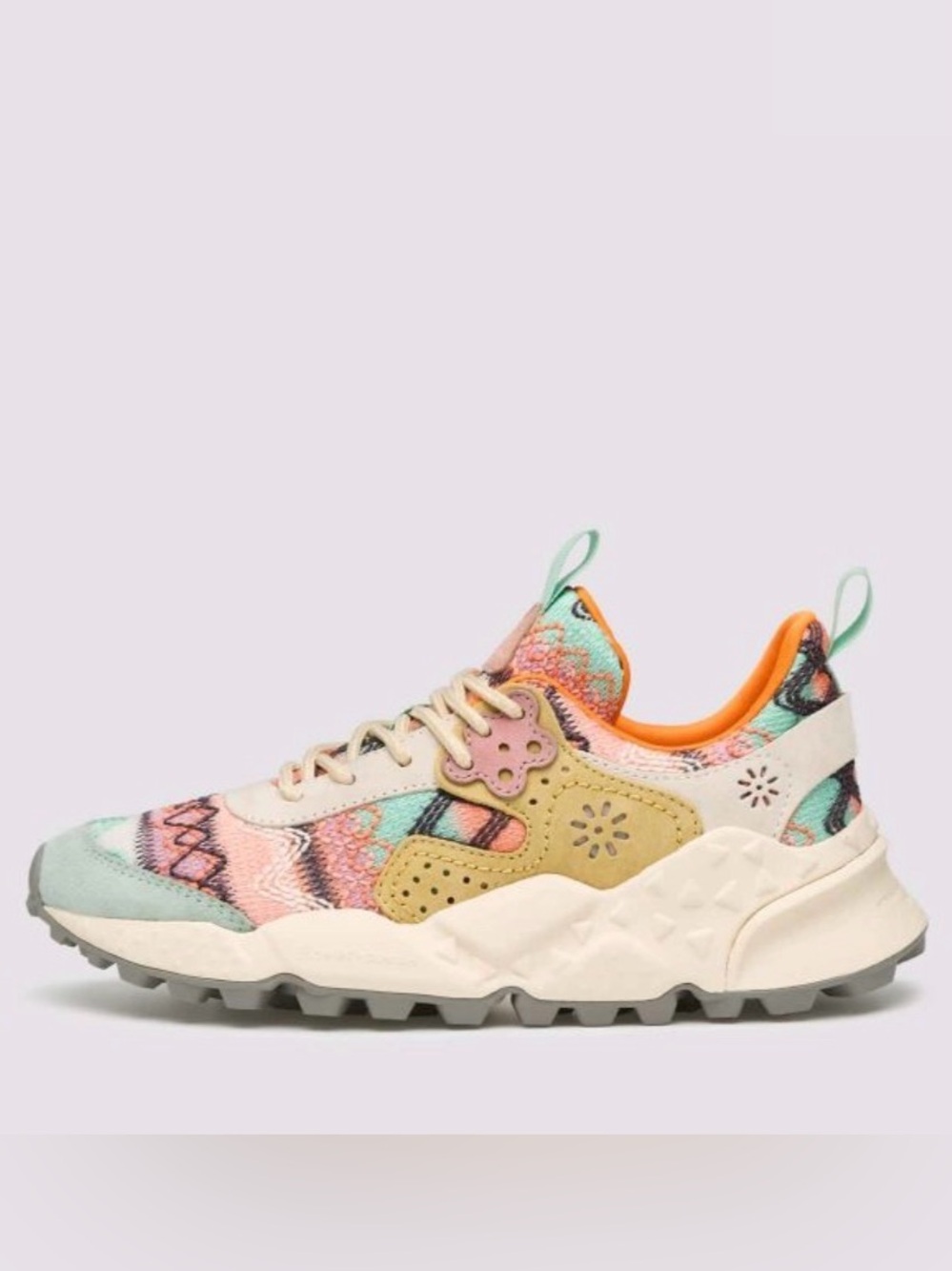 NWT Flower Mountain KOTETSU - Sneakers in Suede And Technical Fabric